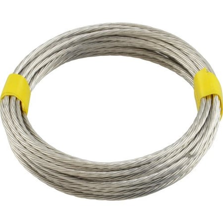 Hillman HILLMAN OOK Silver Picture Wire 100 lb 1 pk 534624
